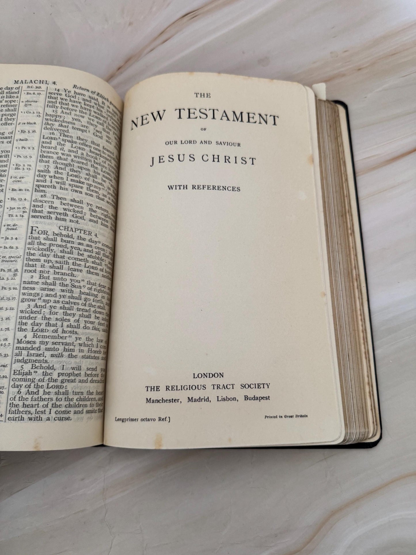Antique 1931 Holy Bible KJV with Illustrations & Maps - Ref x670