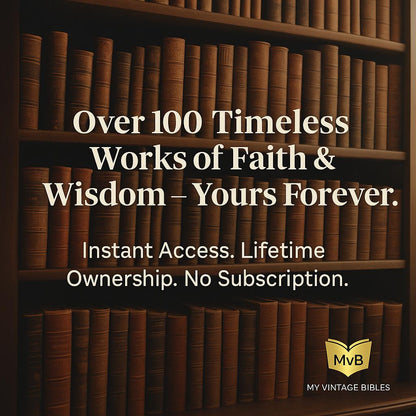 100 Classic Christian eBooks Library – Vintage Theology & Bible Study PDF Collection | Instant Download