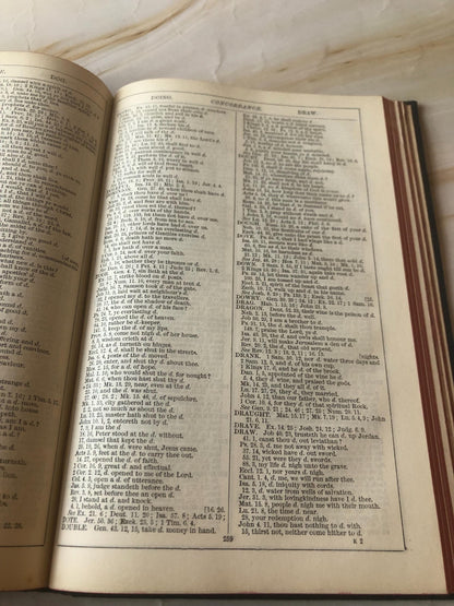 Vintage Oxford Bible Study Book - (Ref x439)
