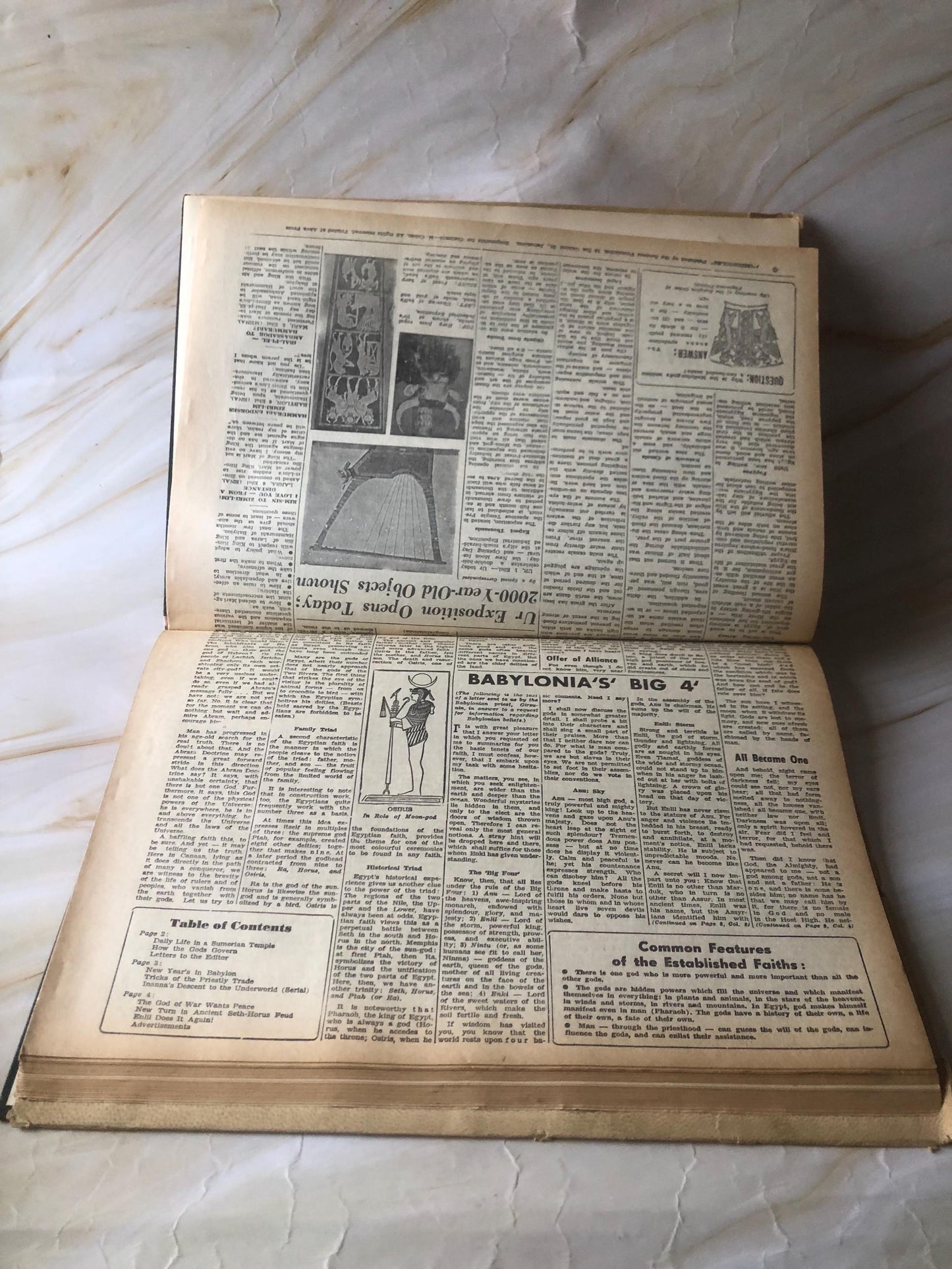 Vintage Jerusalem Book News of the Past Biblical History Religious Book Antique Book - (Ref x439)