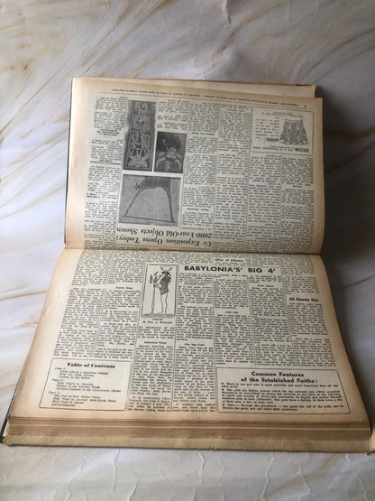 Vintage Jerusalem Book News of the Past Biblical History Religious Book Antique Book - (Ref x439)