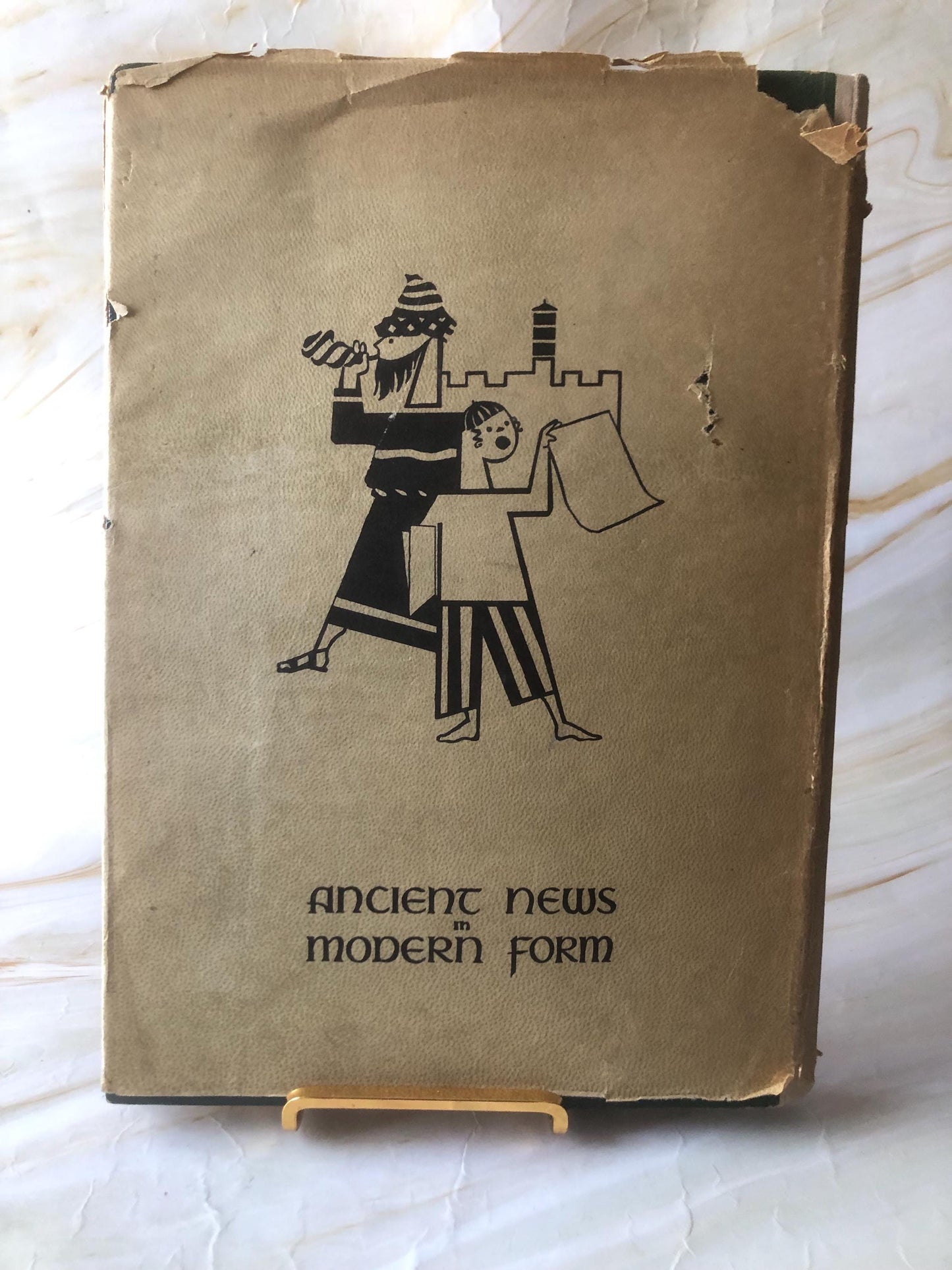 Vintage Jerusalem Book News of the Past Biblical History Religious Book Antique Book - (Ref x439)