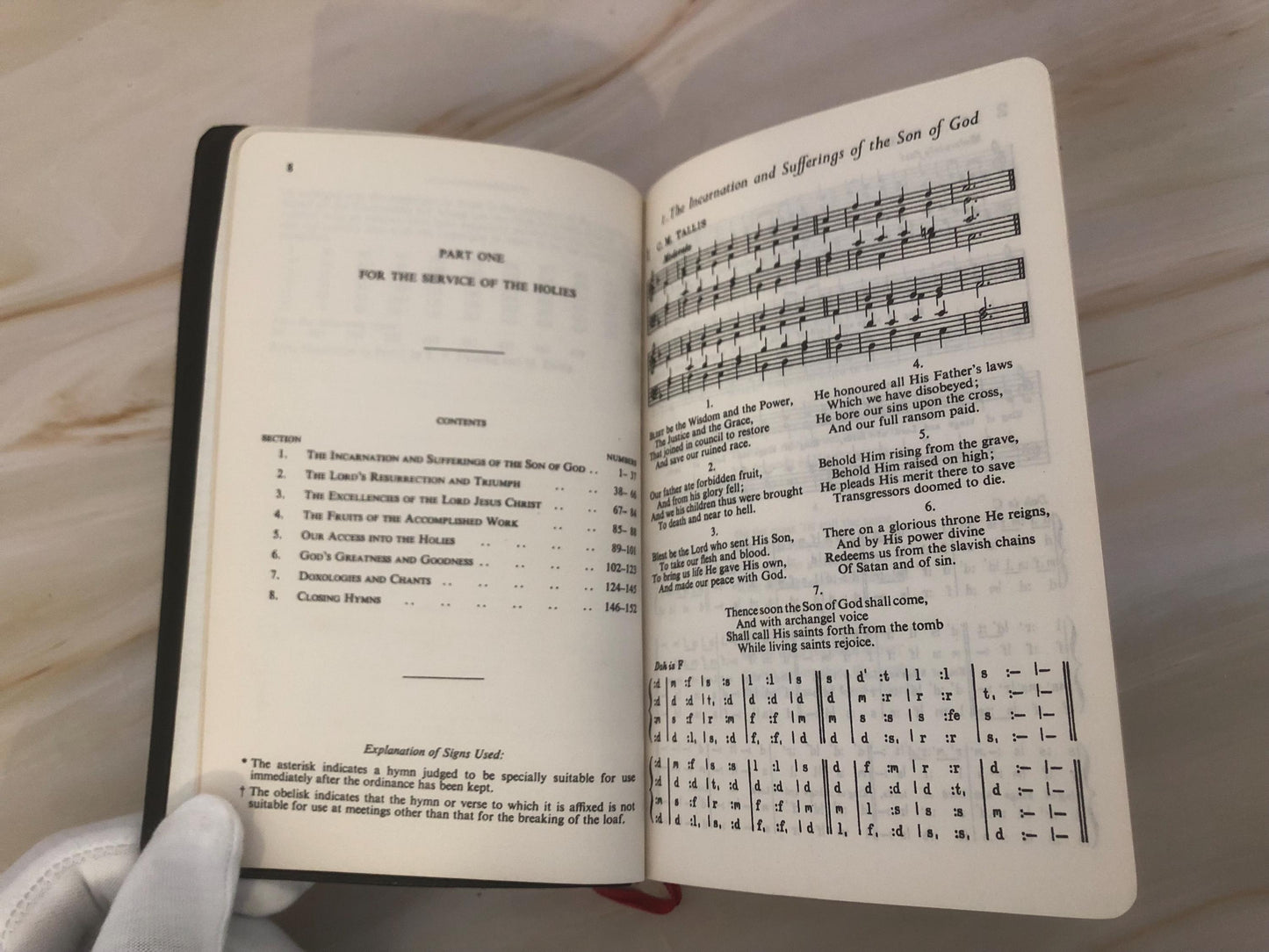 1971 Psalms Hymns & Spiritual Songs Book – Christian Hymn Book – Vintage Worship Book - (Ref x433)