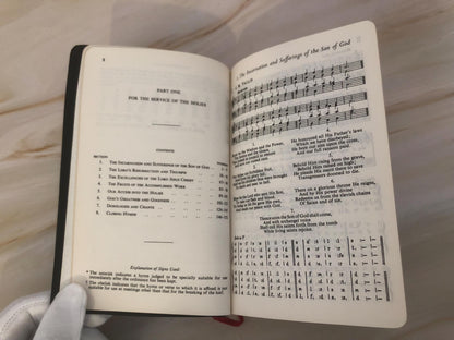 1971 Psalms Hymns & Spiritual Songs Book – Christian Hymn Book – Vintage Worship Book - (Ref x433)