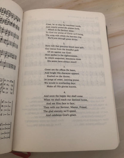 1971 Psalms Hymns & Spiritual Songs Book – Christian Hymn Book – Vintage Worship Book - (Ref x433)