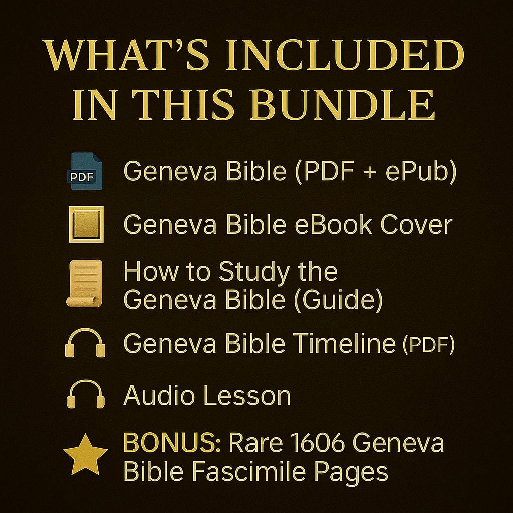 1560 Geneva Bible with Apocrypha – Vintage Digital eBook (PDF Download)