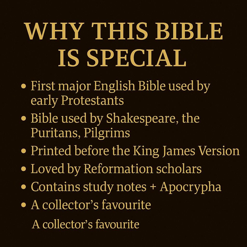 1560 Geneva Bible with Apocrypha – Vintage Digital eBook (PDF Download)