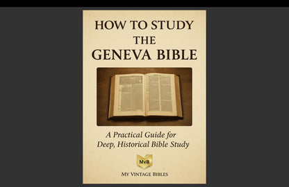 1560 Geneva Bible with Apocrypha – Vintage Digital eBook (PDF Download)