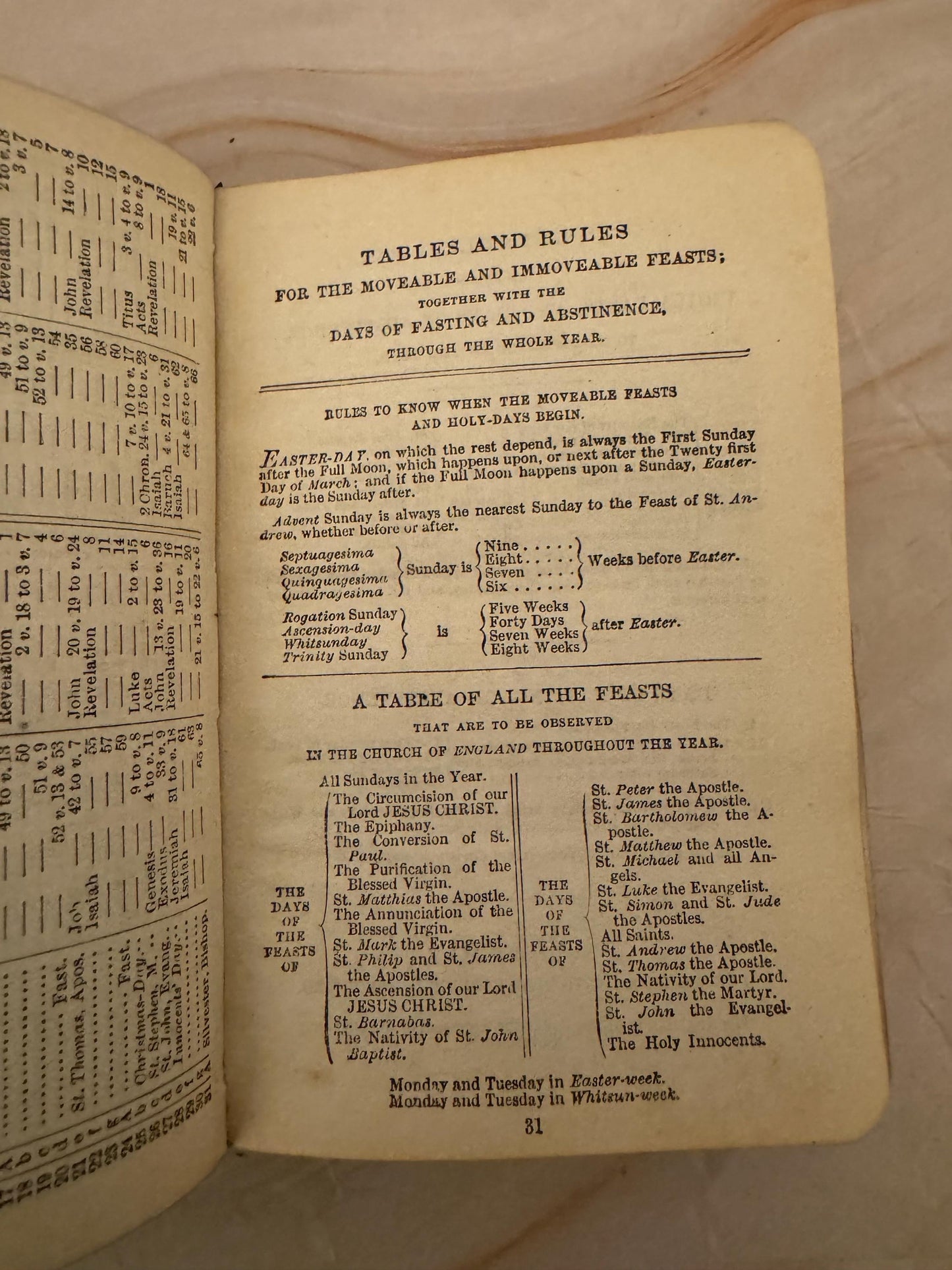 1921 Book of Common Prayer Illustrated Mini Church of England Prayer Book - Ref x665
