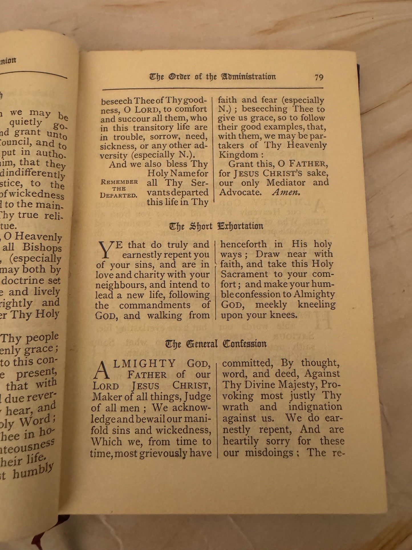 1916 Treasury of Devotion Antique Prayer Book Christian Devotional - Ref X661