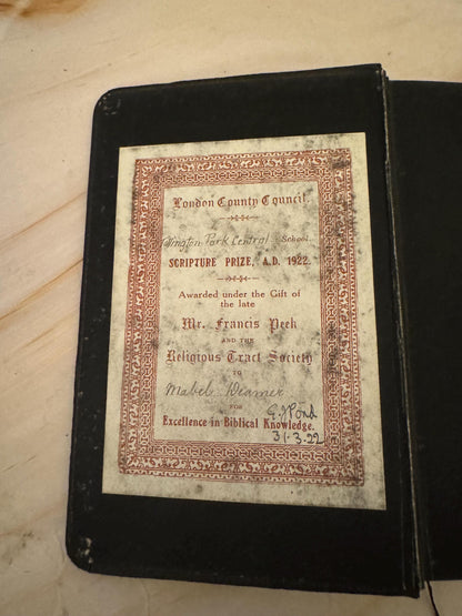 1922 Illustrated New Testament Bible Harold Copping Religious Tract Society Antique - Ref x662