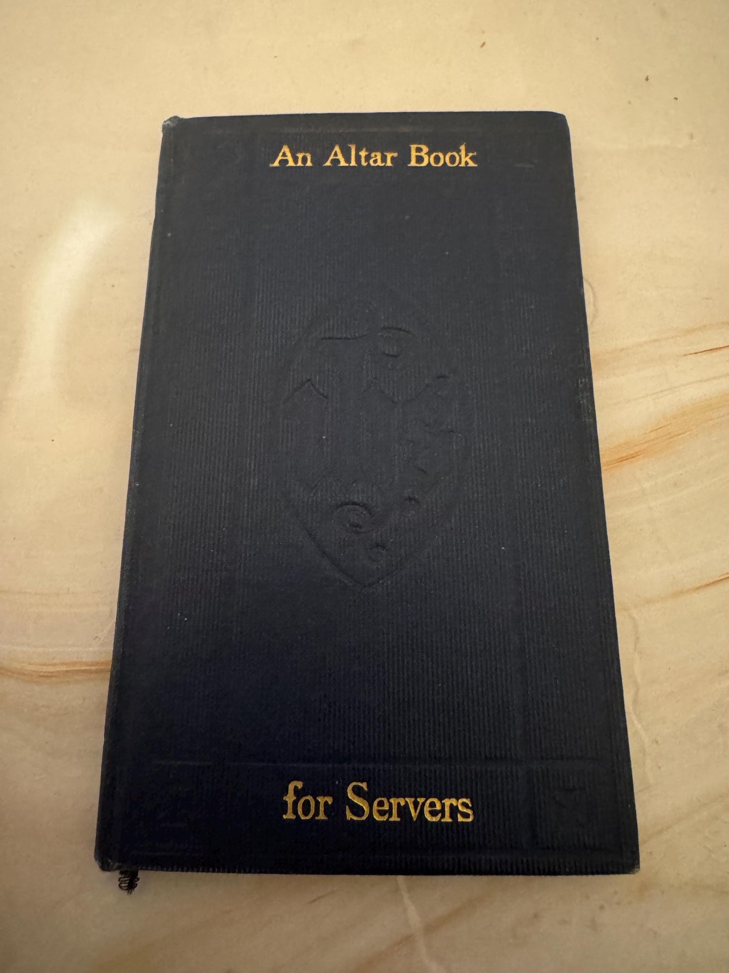 1938 An Altar Book for Servers Vintage Anglican Church Book - Ref X659
