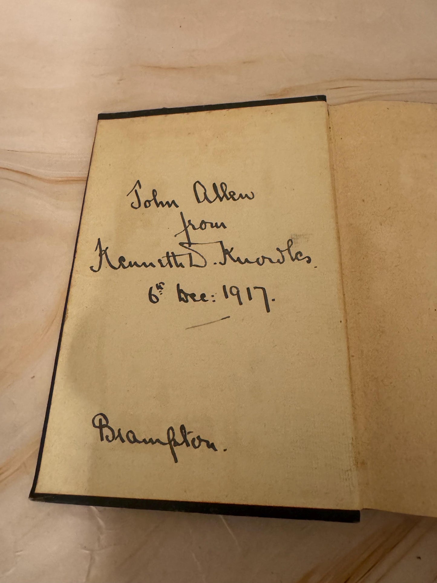 1914 Holy Communion Preparation Companion Antique Christian Book - Ref X660