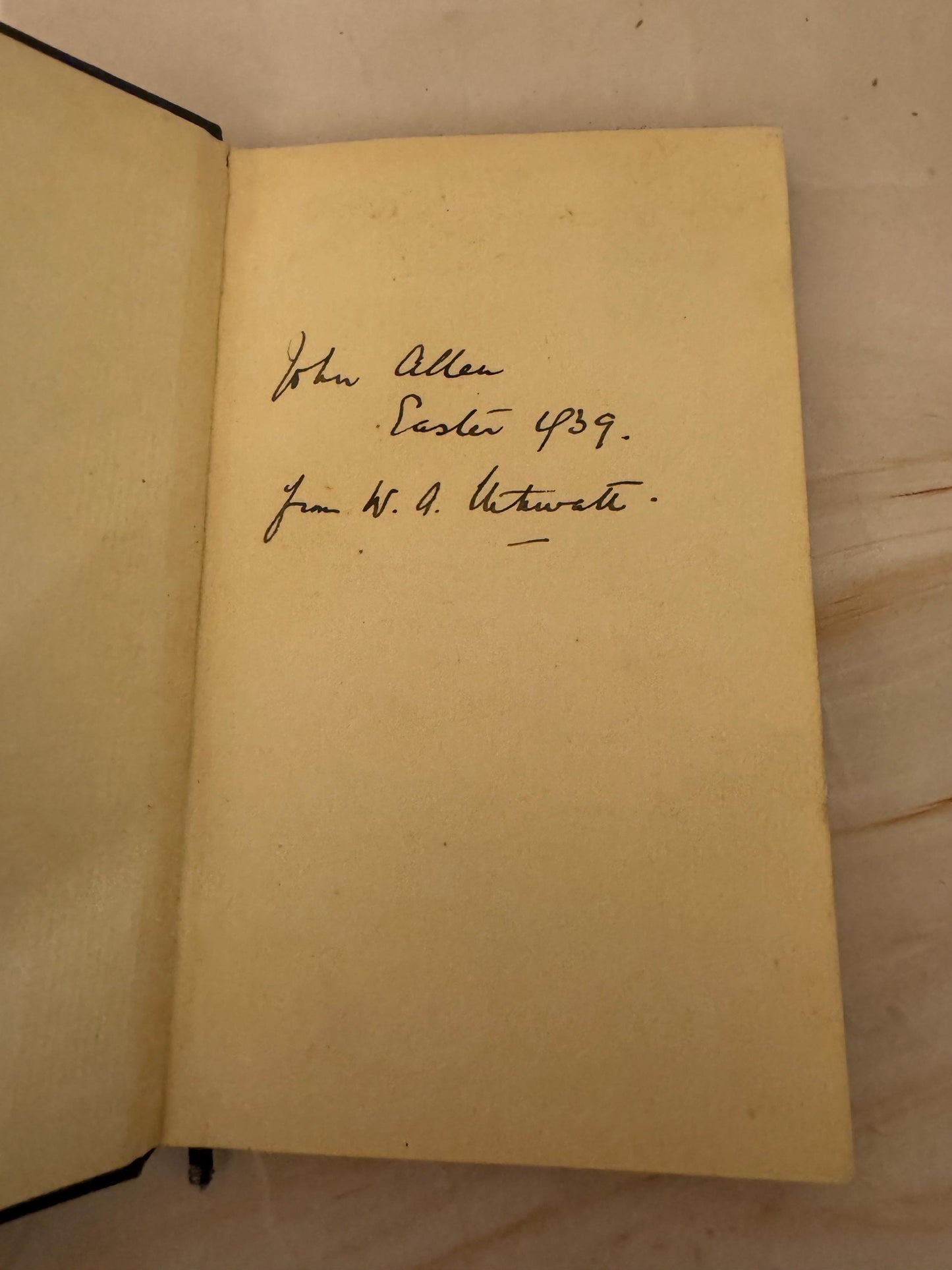 1938 An Altar Book for Servers Vintage Anglican Church Book - Ref X659