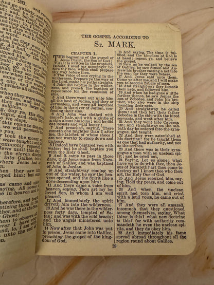 1939 WW2 New Testament and Psalms Pocket Bible - Ref X658