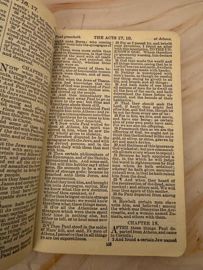 1939 WW2 New Testament and Psalms Pocket Bible - Ref X658