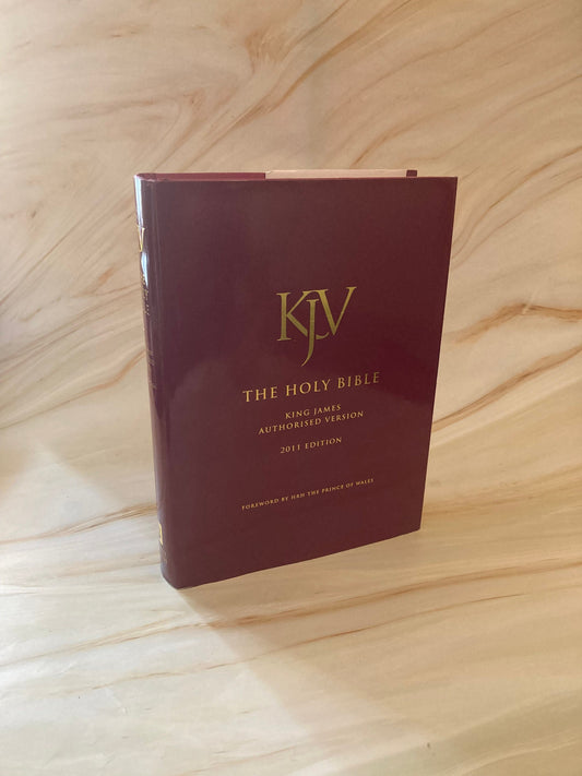 KJV Holy Bible – Prince of Wales Edition – Red Hardback – King James Version - Ref X83