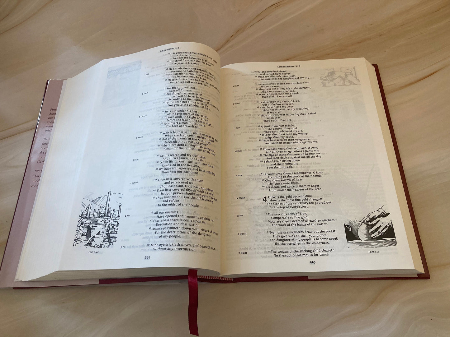 KJV Holy Bible – Prince of Wales Edition – Red Hardback – King James Version - Ref X83