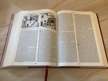 KJV Holy Bible – Prince of Wales Edition – Red Hardback – King James Version - Ref X83