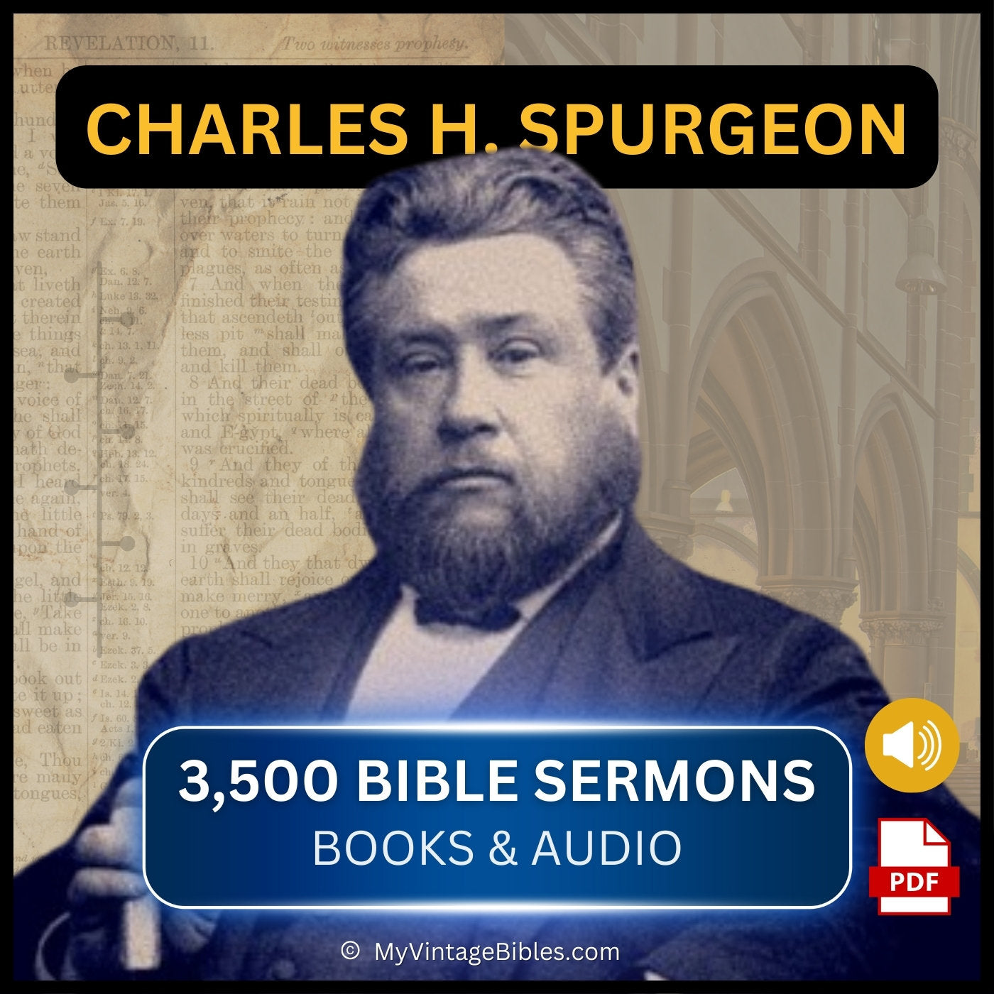 Charles Spurgeon Collection: 3,500 Sermons, Books & Audio (eBook PDF)