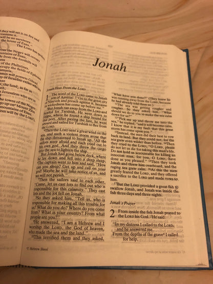 1992 NIV Holy Bible Vintage Christian Bible - (Ref x432)