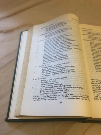 1970 New English Bible with Apocrypha – Vintage Bible – Christian Study Book - (Ref x430)