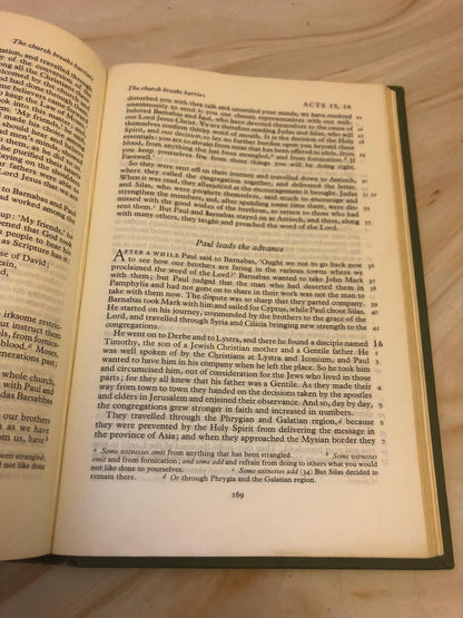 1970 New English Bible with Apocrypha – Vintage Bible – Christian Study Book - (Ref x430)