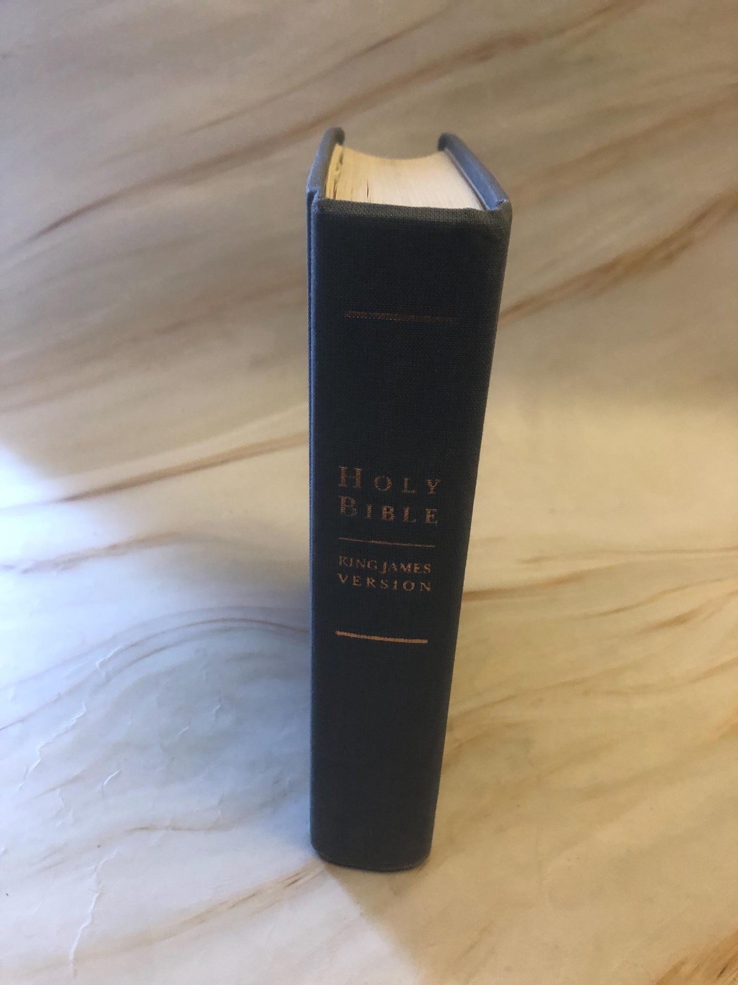 KJV Holy Bible Vintage Style Christian Gift King James Bible Small Bible Classic Bible - Ref x427