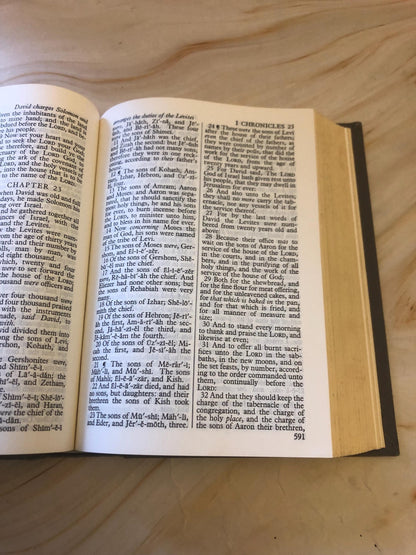 KJV Holy Bible Vintage Style Christian Gift King James Bible Small Bible Classic Bible - Ref x427