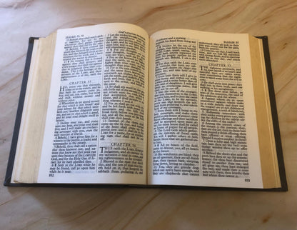 KJV Holy Bible Vintage Style Christian Gift King James Bible Small Bible Classic Bible - Ref x427