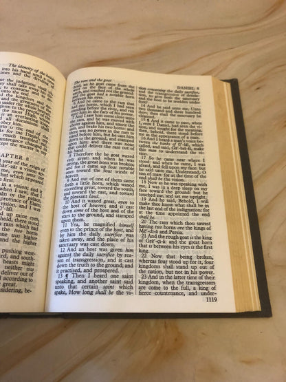 KJV Holy Bible Vintage Style Christian Gift King James Bible Small Bible Classic Bible - Ref x427