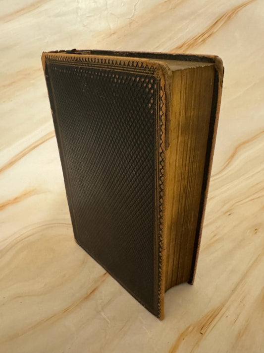 1858 Antique Holy Bible Oxford University Press Victorian Bible - Ref X654