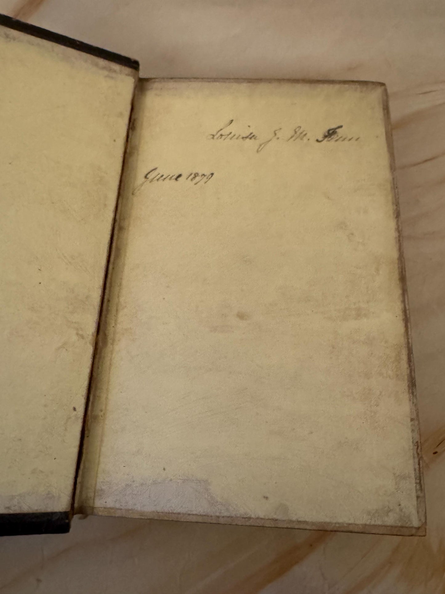 1858 Antique Holy Bible Oxford University Press Victorian Bible - Ref X654
