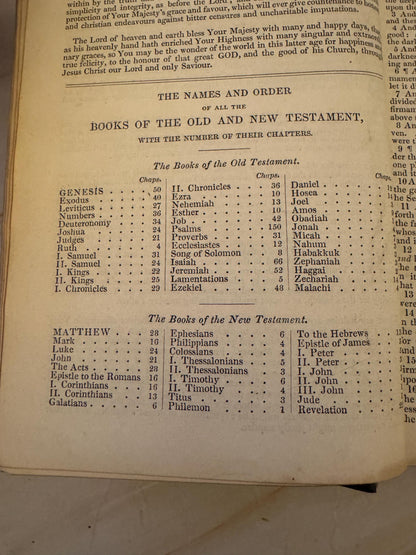 1858 Antique Holy Bible Oxford University Press Victorian Bible - Ref X654