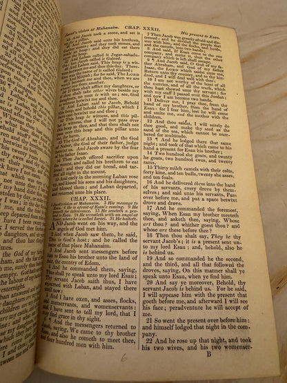 1858 Antique Holy Bible Oxford University Press Victorian Bible - Ref X654