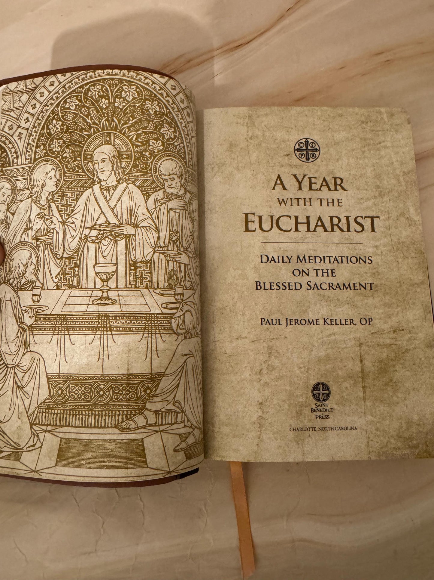 A Year With The Eucharist Catholic Devotional Book, Paul Jerome Keller OP - Ref X649
