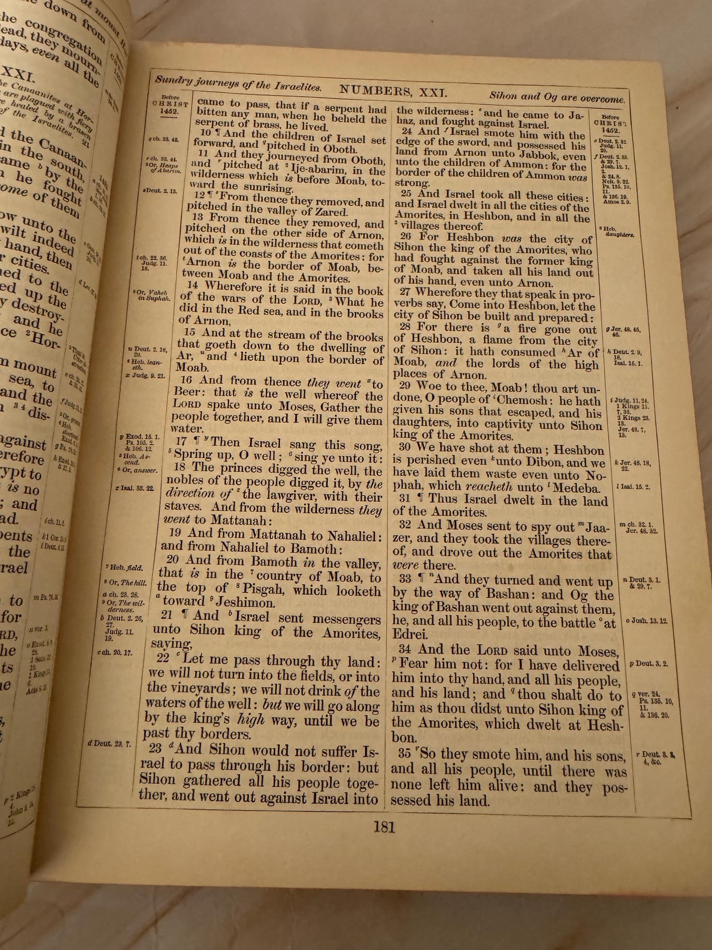 1800s Large Antique Family Bible, King James Version - Ref x464