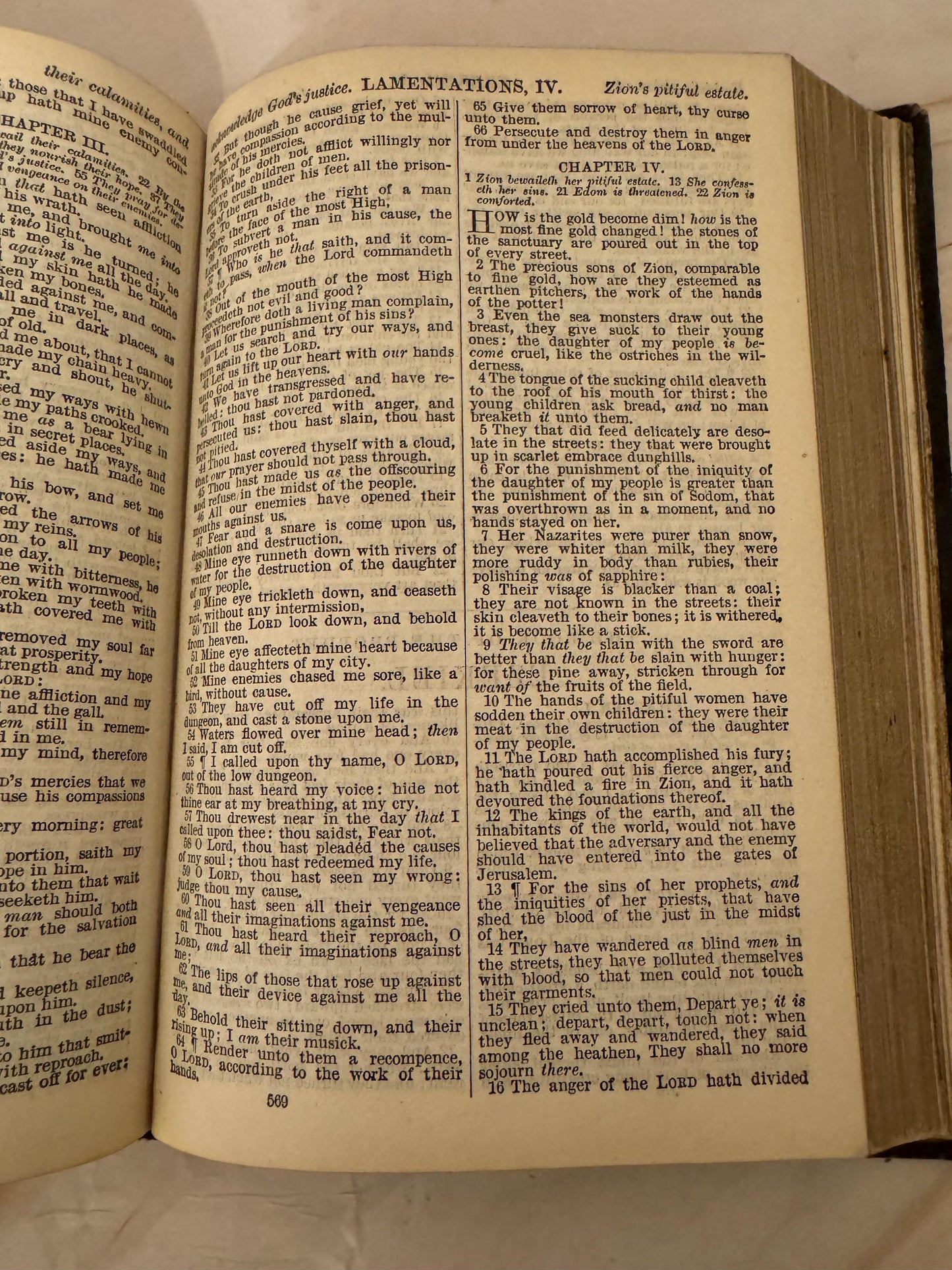 1886 Antique KJV Holy Bible, Oxford King James Bible, Victorian Family Bible - Ref X643
