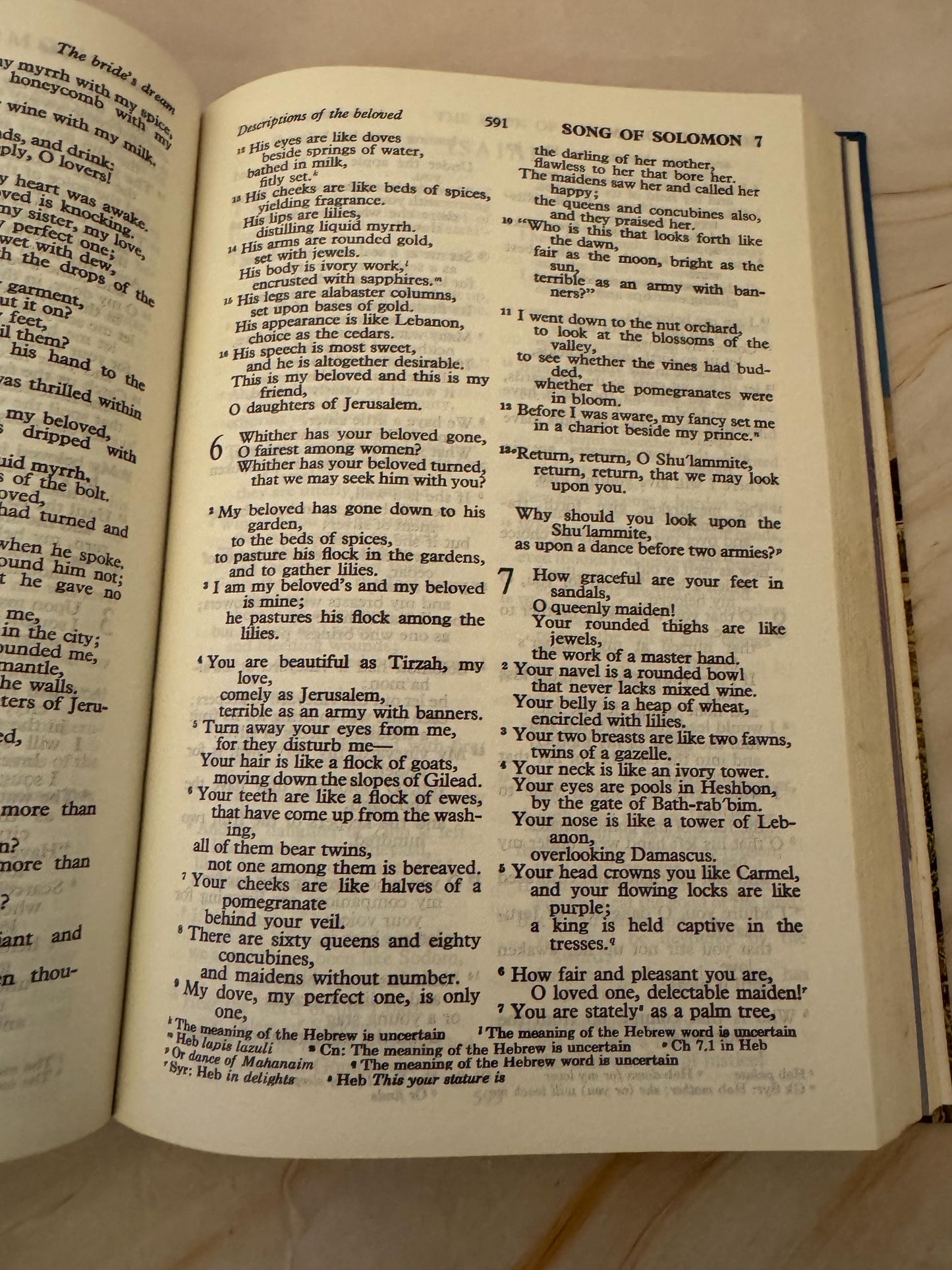 1971 Vintage RSV Holy Bible, Revised Standard Version Illustrated Bible - Ref x635