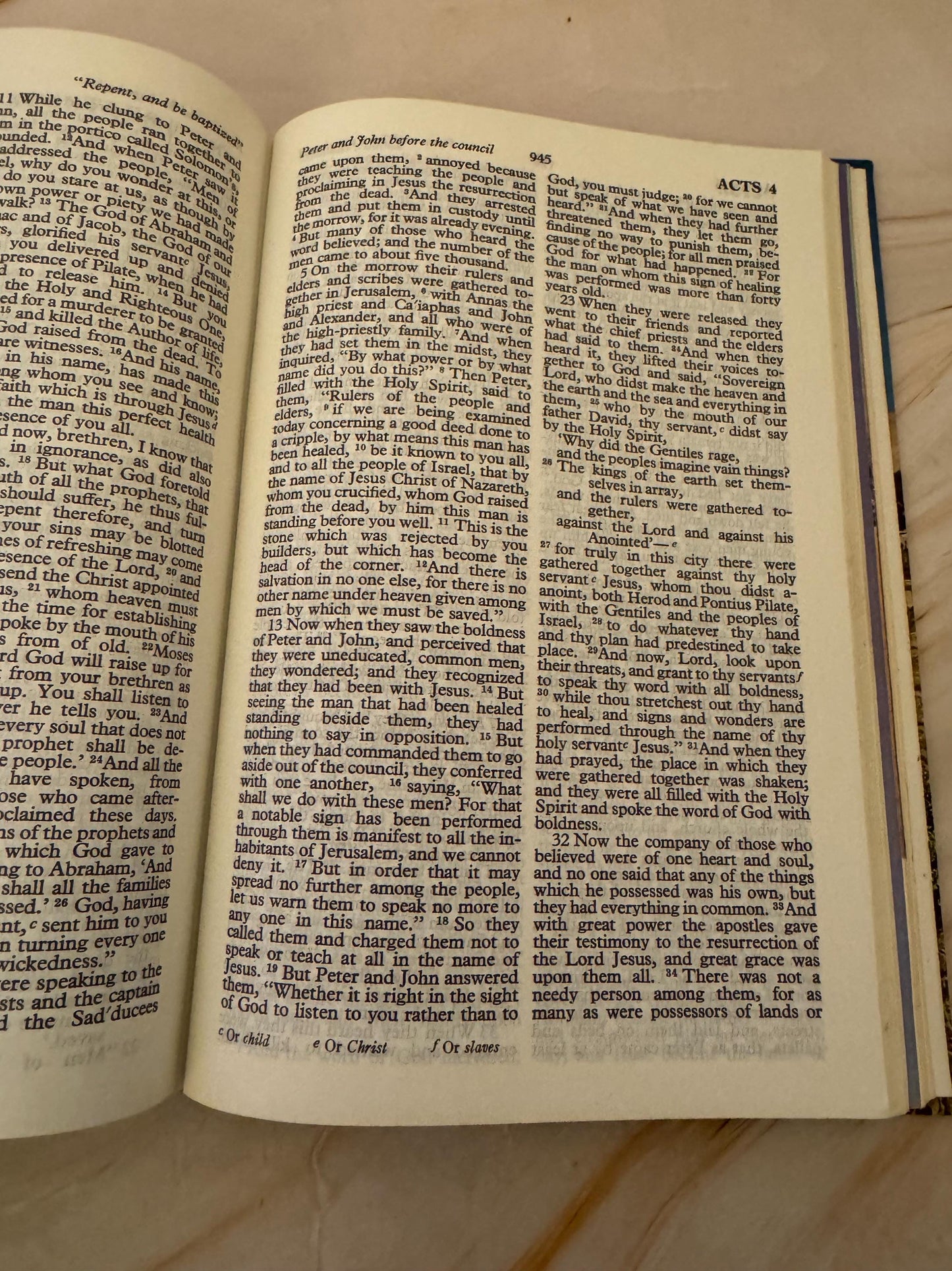 1971 Vintage RSV Holy Bible, Revised Standard Version Illustrated Bible - Ref x635