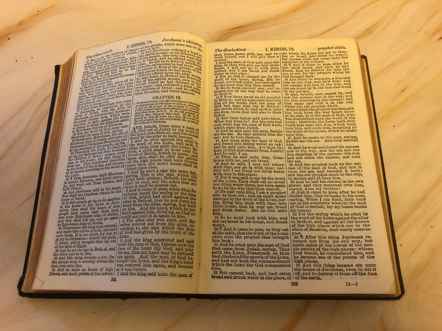 1921 Holy Bible – Antique Christian Bible – Small Pocket Bible - Ref x417