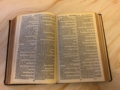 1921 Holy Bible – Antique Christian Bible – Small Pocket Bible - Ref x417