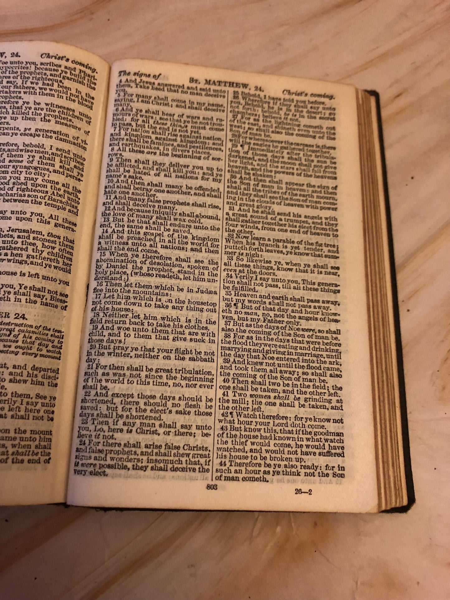 1921 Holy Bible – Antique Christian Bible – Small Pocket Bible - Ref x417