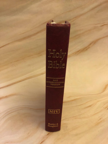 NIV Holy Bible 2001 Hardcover Christian Bible Modern Bible Gift Study Bible - (Ref x405)