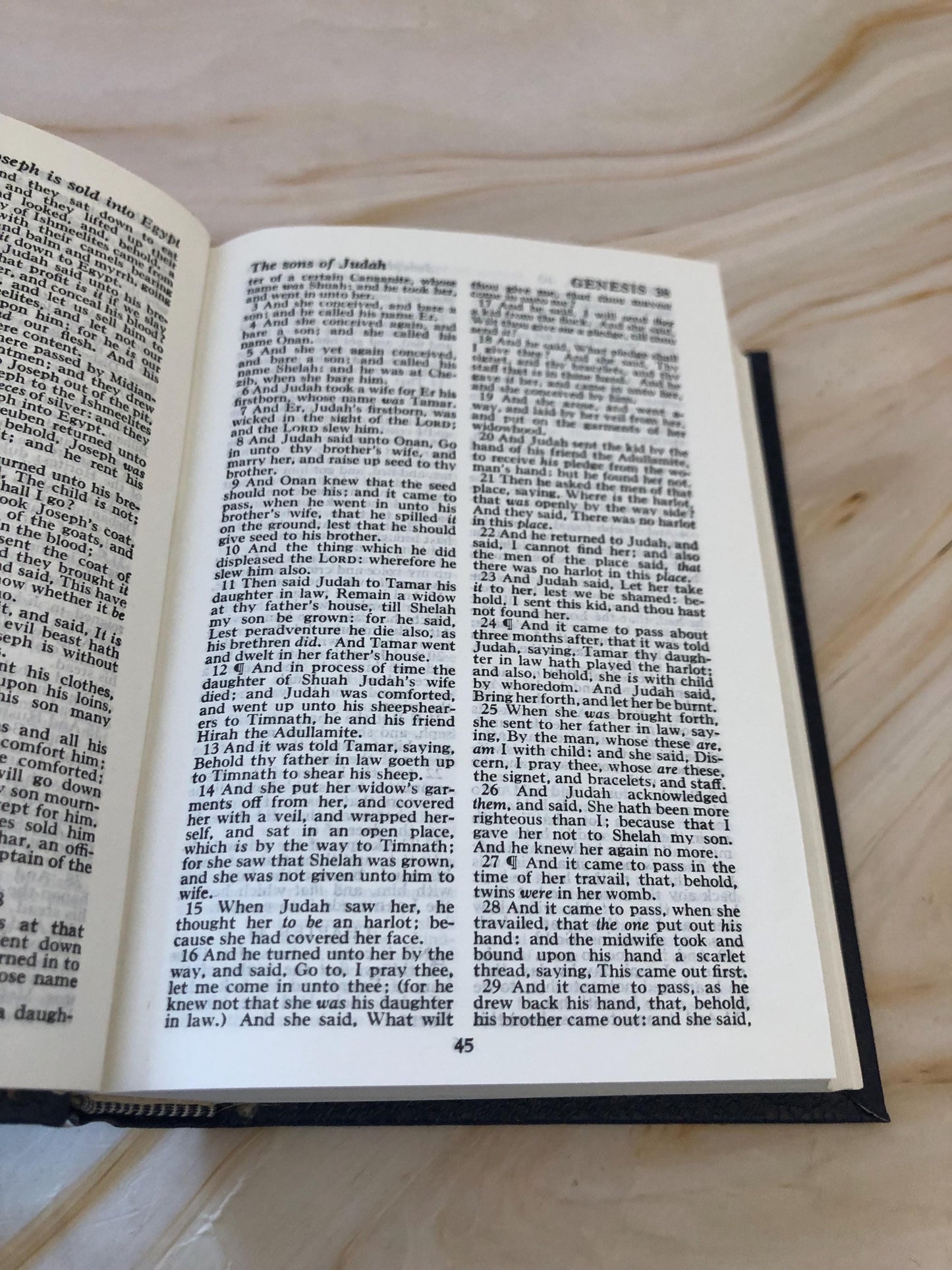 KJV Holy Bible Trinitarian Bible Society Vintage 1980s Edition - (Ref x403)