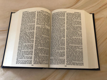 KJV Holy Bible Trinitarian Bible Society Vintage 1980s Edition - (Ref x403)
