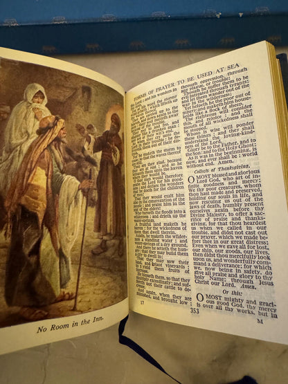 1940 Holy Bible & Common Prayer Set KJV – Leather Bound Boxed Gift- Ref X626