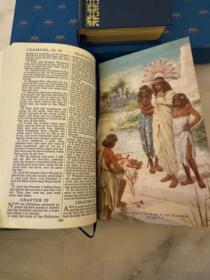 1940 Holy Bible & Common Prayer Set KJV – Leather Bound Boxed Gift- Ref X626