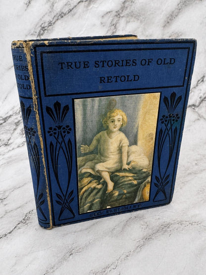 c1900 Antique Bible Stories Book Illustrated Children’s Christian Book - Ref X621