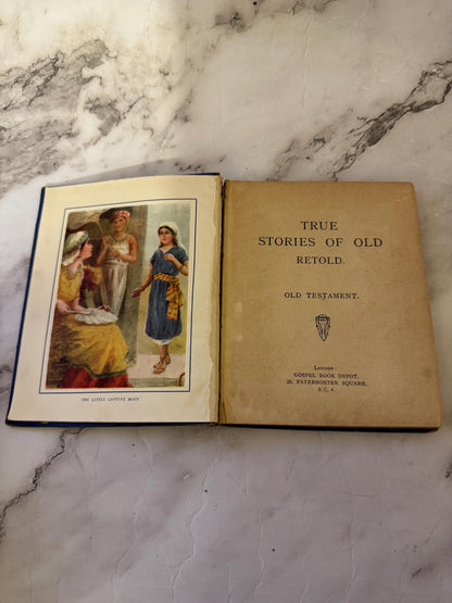 c1900 Antique Bible Stories Book Illustrated Children’s Christian Book - Ref X621
